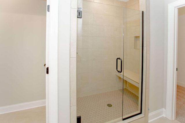 1681 Destiny Dr Unit 14, Hixson, TN 37343 - full bathroom with a stall shower and baseboards