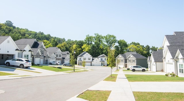 1681 Destiny Dr Unit 14, Hixson, TN 37343 - view of asphalt street with a residential view and sidewalks