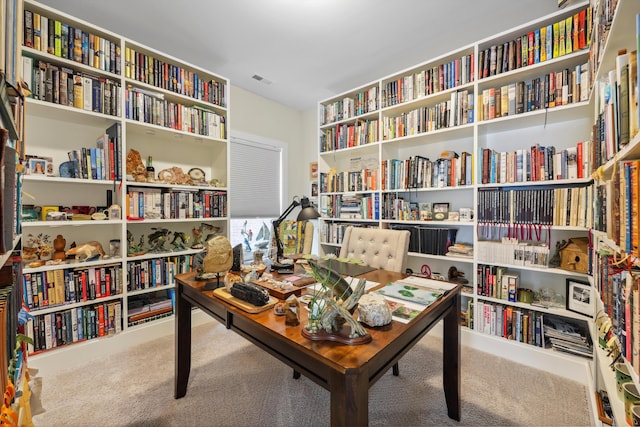 1590 Buttonwood Unit 20, Chattanooga, TN 37421 - office area featuring wall of books and carpet floors