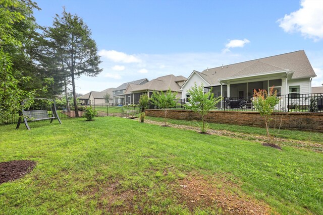 1590 Buttonwood Unit 20, Chattanooga, TN 37421 - view of yard with a residential view and a sunroom