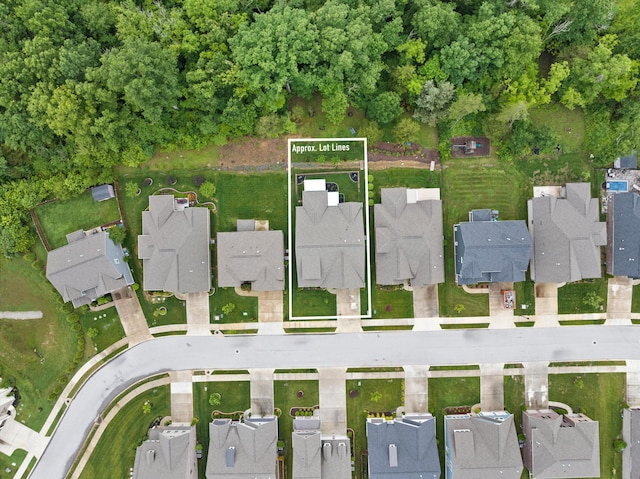 1590 Buttonwood Unit 20, Chattanooga, TN 37421 - aerial overview of property's location with nearby suburban area and property parcel outlined