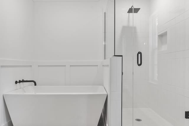 3563 Knollwood Hill Dr, Chattanooga, TN 37415 - bathroom with a stall shower and a soaking tub