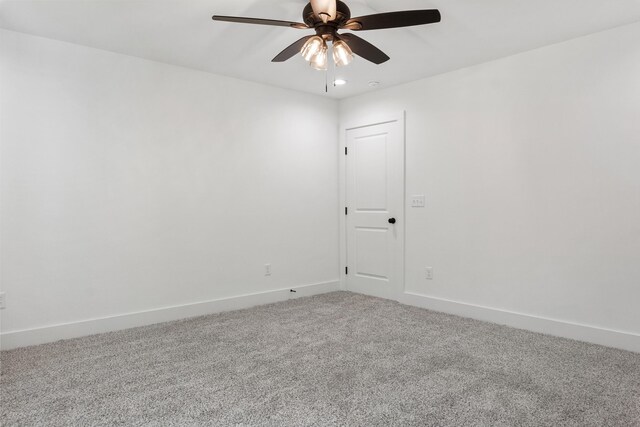 3563 Knollwood Hill Dr, Chattanooga, TN 37415 - empty room featuring carpet flooring, a ceiling fan, and baseboards