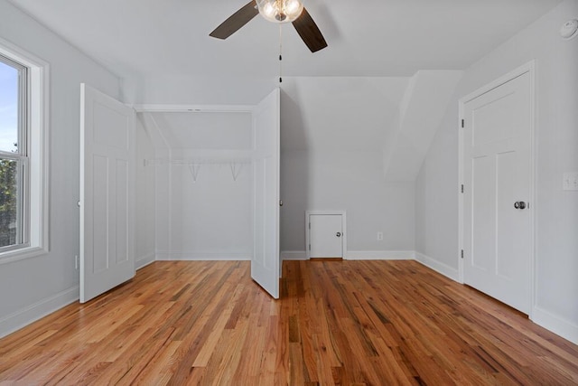 607 Westover Dr SW, Cleveland, TN 37311 - bonus room with ceiling fan, light wood-style floors, and baseboards