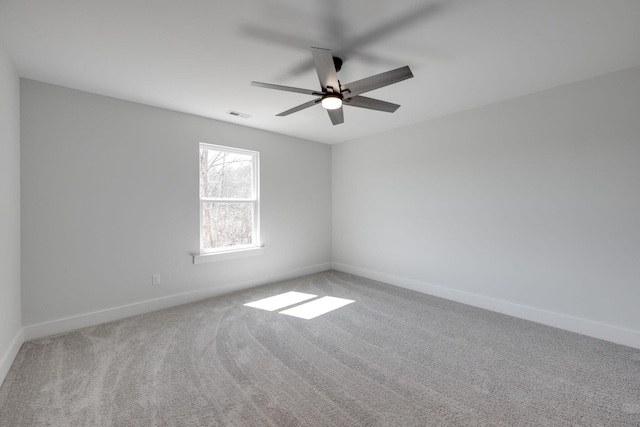 6221 Alexandra Pl, Chattanooga, TN 37416 - spare room featuring a ceiling fan, carpet, and baseboards