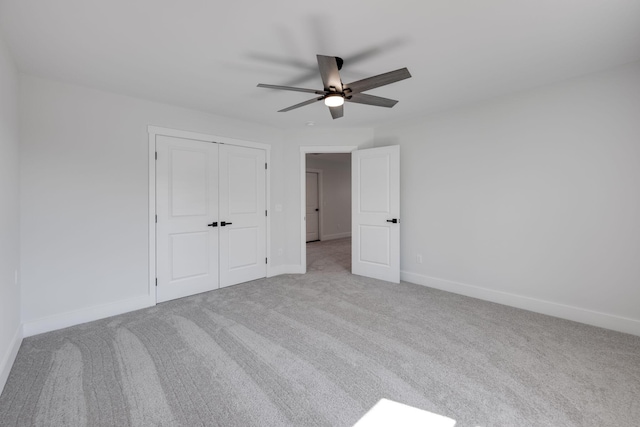 6221 Alexandra Pl, Chattanooga, TN 37416 - unfurnished bedroom with carpet, a closet, baseboards, and ceiling fan