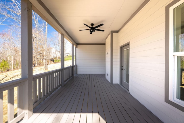 6221 Alexandra Pl, Chattanooga, TN 37416 - porch featuring ceiling fan