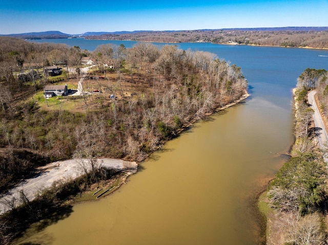 6221 Alexandra Pl, Chattanooga, TN 37416 - drone / aerial view of a water and mountain view