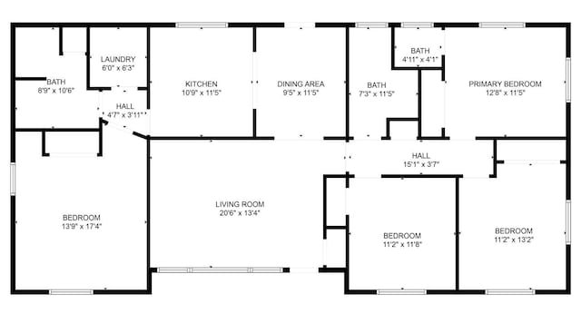 1331 Phils Dr, Chattanooga, TN 37421 - property floor plan