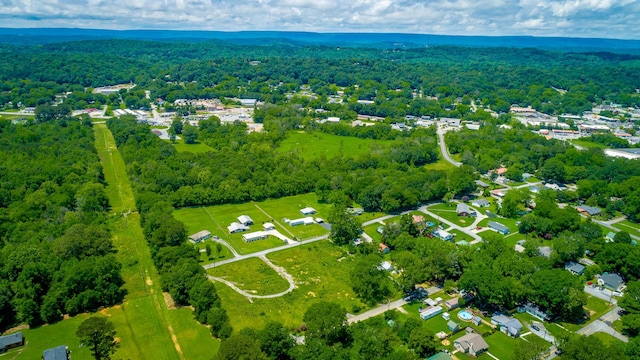 90 Cherokee St, Summerville, GA 30747 - aerial overview of property's location featuring a heavily wooded area
