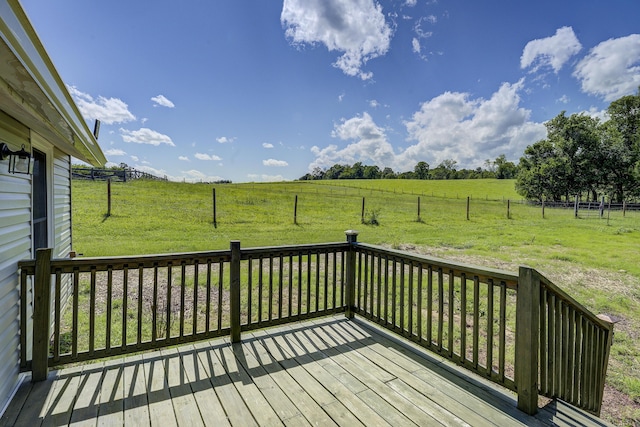 109 S Clear Springs Rd, Limestone, TN 37681 - wooden terrace with a view of rural / pastoral area