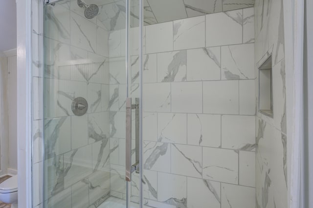 109 S Clear Springs Rd, Limestone, TN 37681 - bathroom featuring toilet and a shower stall
