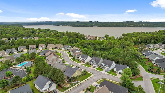 4867 Preserve Dr, Chattanooga, TN 37416 - aerial view of property and surrounding area with nearby suburban area and a large body of water