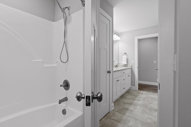 4867 Preserve Dr, Chattanooga, TN 37416 - bathroom featuring tub / shower combination, vanity, and baseboards