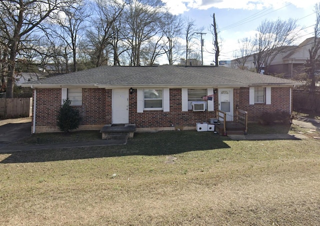 1202 Gadd Rd, Hixson, TN 37343 - single story home featuring brick siding, a shingled roof, and cooling unit