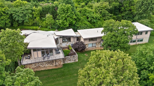702 S Crest Rd, Chattanooga, TN 37404 - view from above of property