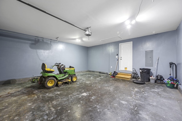 1804 Staghorn Dr, Soddy Daisy, TN 37379 - garage with a garage door opener and electric panel