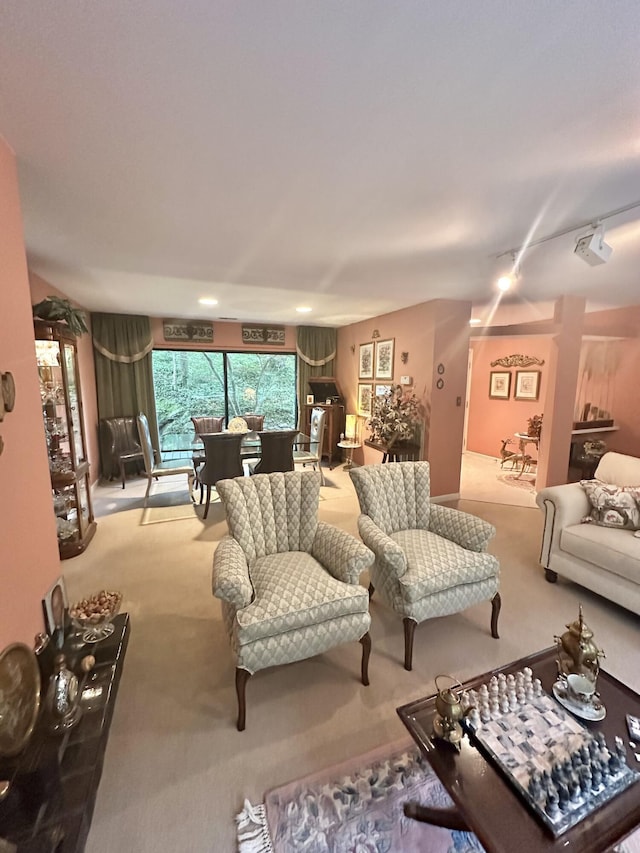 413 Fern Trl, Signal Mountain, TN 37377 - living area with carpet floors