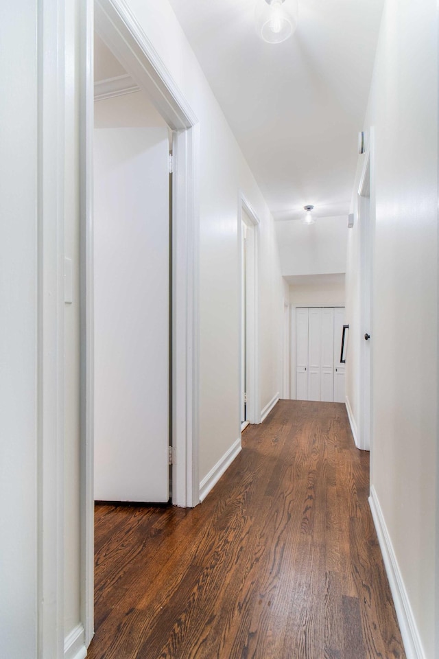 1306 Phyllis Ln, Chattanooga, TN 37421 - hall with dark wood-type flooring and baseboards