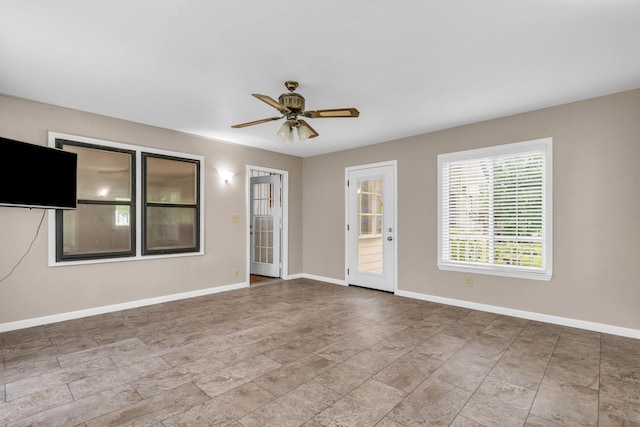 2434 Haven Cove Ln, Chattanooga, TN 37421 - unfurnished room featuring ceiling fan and baseboards