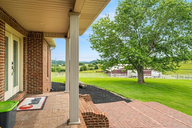 727 E Dumplin Valley Rd, Jefferson City, TN 37760 - view of patio with a mountain view