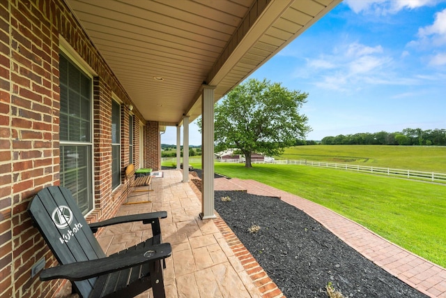 727 E Dumplin Valley Rd, Jefferson City, TN 37760 - view of patio with a view of rural / pastoral area