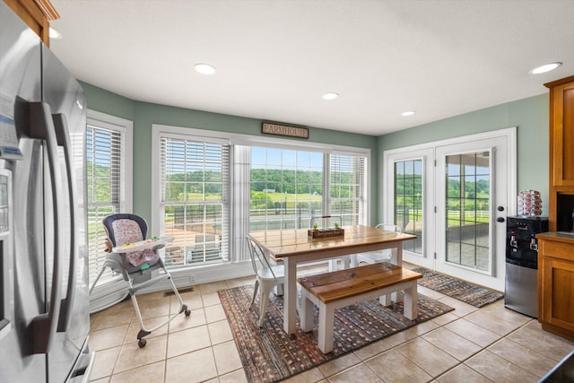 727 E Dumplin Valley Rd, Jefferson City, TN 37760 - dining area featuring recessed lighting and light tile patterned flooring