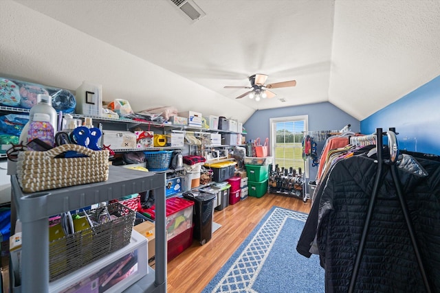 727 E Dumplin Valley Rd, Jefferson City, TN 37760 - storage area featuring a ceiling fan
