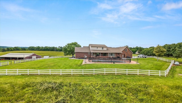 727 E Dumplin Valley Rd, Jefferson City, TN 37760 - back of house with a view of rural / pastoral area and a patio