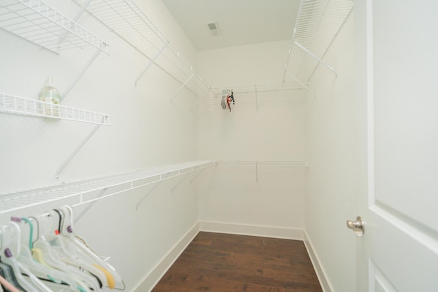 2062 Belleau Village Ln, Chattanooga, TN 37421 - spacious closet with dark wood-style floors