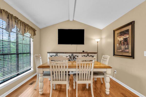 270 Rolling Meadows Dr, Ringgold, GA 30736 - dining area with wood finished floors and baseboards