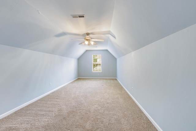 8021 Hamilton Mill Dr, Chattanooga, TN 37421 - bonus room with carpet floors, lofted ceiling, a ceiling fan, and baseboards