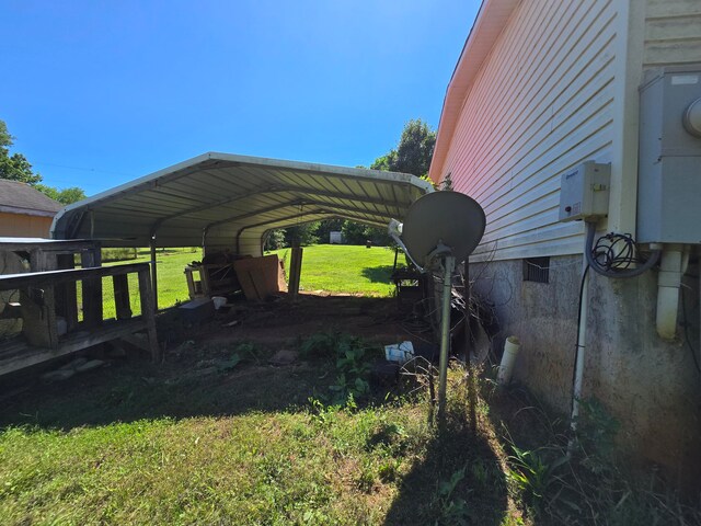 1577 Benton Station Rd, Benton, TN 37307 - view of grassy yard featuring a detached carport