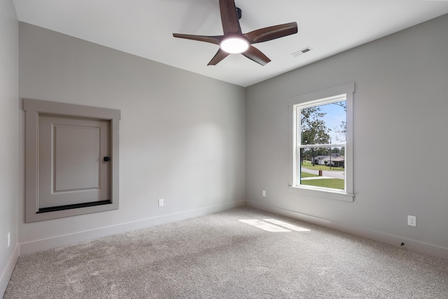 300 Dogwood Ln, Fort Oglethorpe, GA 30742 - carpeted spare room with ceiling fan and baseboards