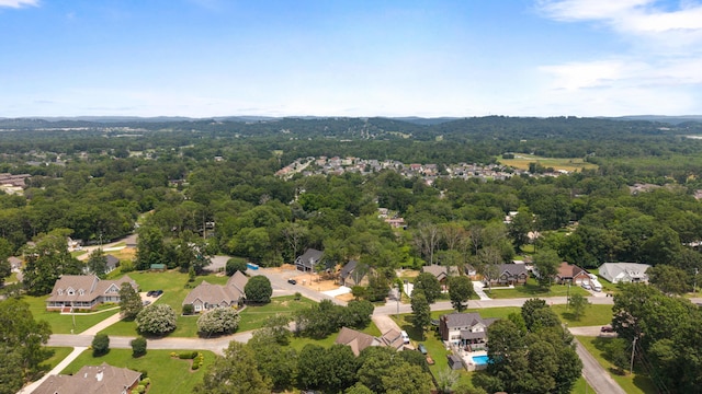300 Dogwood Ln, Fort Oglethorpe, GA 30742 - aerial perspective of suburban area featuring a heavily wooded area
