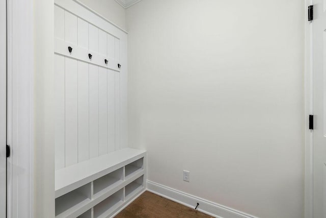 1693 Destiny Dr Unit 16, Hixson, TN 37343 - mudroom with dark wood-type flooring and baseboards