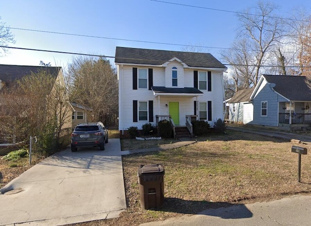 4907 Mccallie Ave, Apison, TN 37302 - traditional-style house with driveway and a front yard