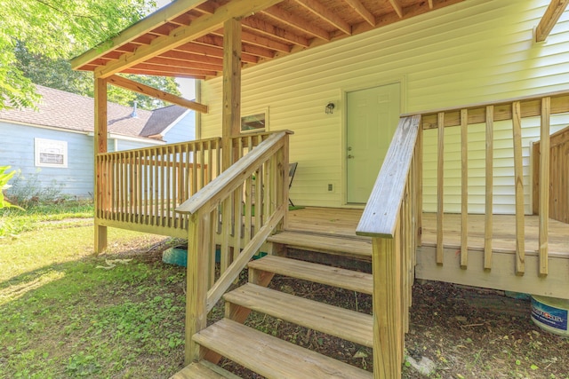4907 Mccallie Ave, Apison, TN 37302 - entrance to property featuring a deck