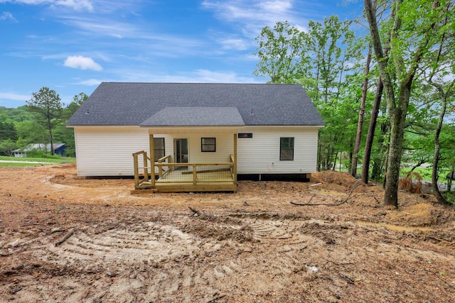 10907 Dolly Pond Rd, Ooltewah, TN 37363 - back of house with a deck and roof with shingles