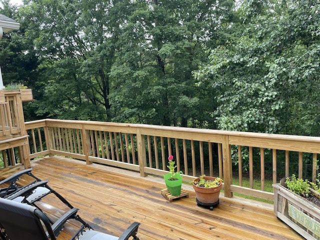 610 Hickory Ridge Trl, Ringgold, GA 30736 - view of wooden terrace