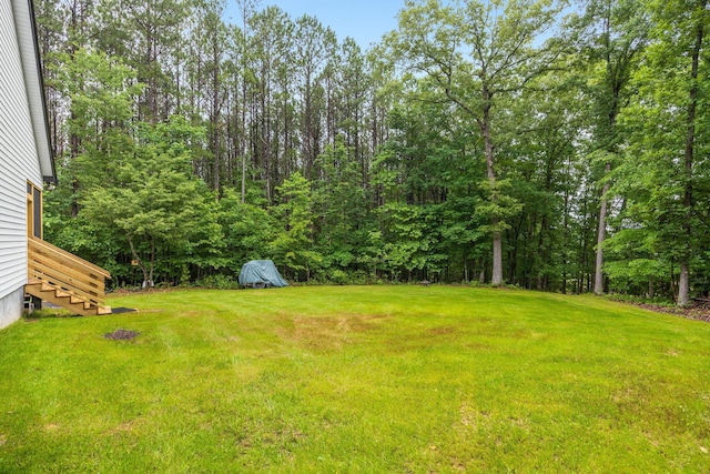 8331 Troubadour Way, Ooltewah, TN 37363 - view of grassy yard featuring stairs