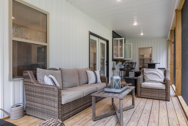 8331 Troubadour Way, Ooltewah, TN 37363 - sunroom / solarium with outdoor lounge area