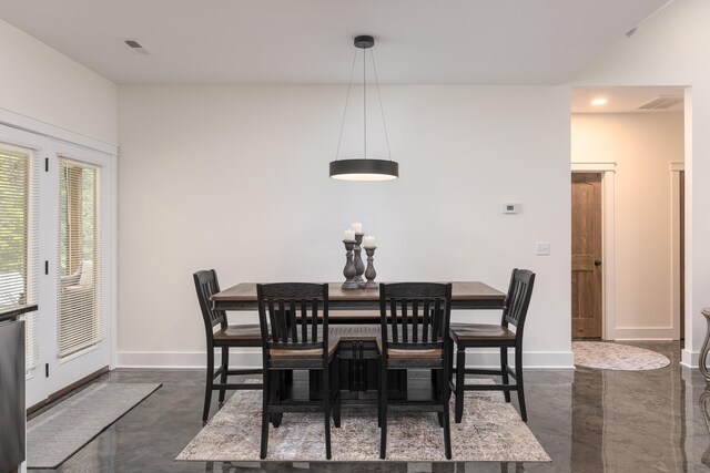 8331 Troubadour Way, Ooltewah, TN 37363 - dining space featuring baseboards and recessed lighting