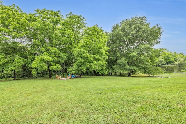 57 Clear Springs Dr, Ringgold, GA 30736 - view of green lawn featuring a water view