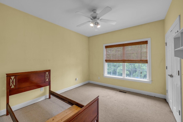 57 Clear Springs Dr, Ringgold, GA 30736 - unfurnished bedroom with carpet floors, baseboards, and a ceiling fan