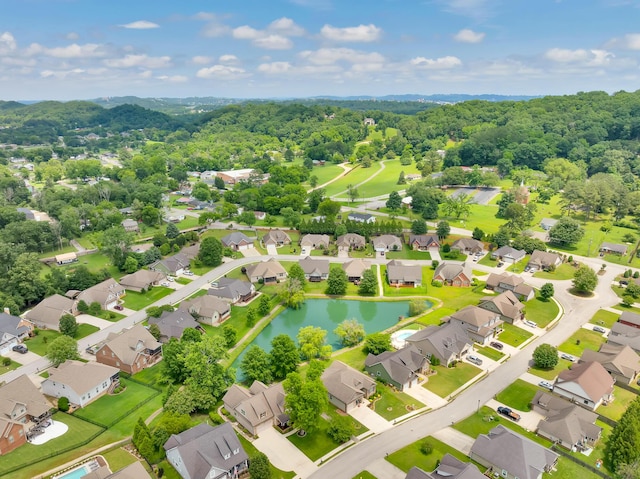 3429 Willow Lake Cir, Chattanooga, TN 37419 - aerial perspective of suburban area featuring a nearby body of water