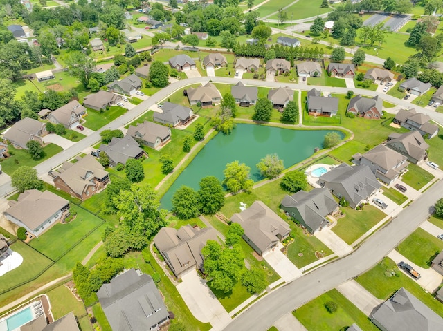 3429 Willow Lake Cir, Chattanooga, TN 37419 - aerial view of residential area featuring a nearby body of water
