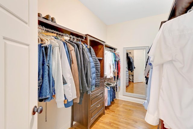 3429 Willow Lake Cir, Chattanooga, TN 37419 - walk in closet featuring light wood-type flooring