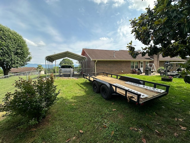516 Keck St, Seymour, TN 37865 - view of yard featuring a carport