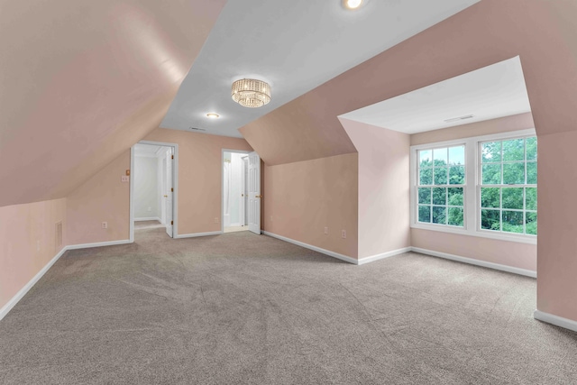 4155 Freewill Rd NW, Cleveland, TN 37312 - additional living space featuring carpet floors, baseboards, and lofted ceiling